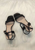 Stone Embellished Block Heel